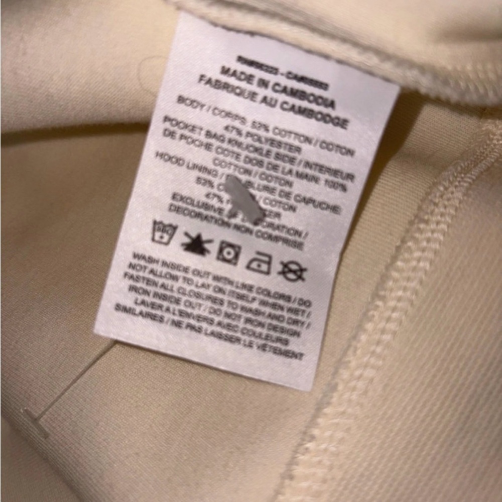 Cream Nike Tech Fleece Full Zip - Picture 5 of 5